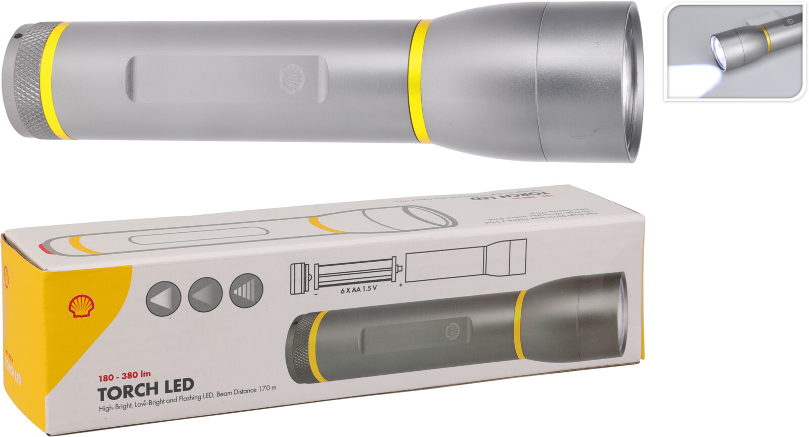 Rechargeable LED Beam Flashlight C22300330