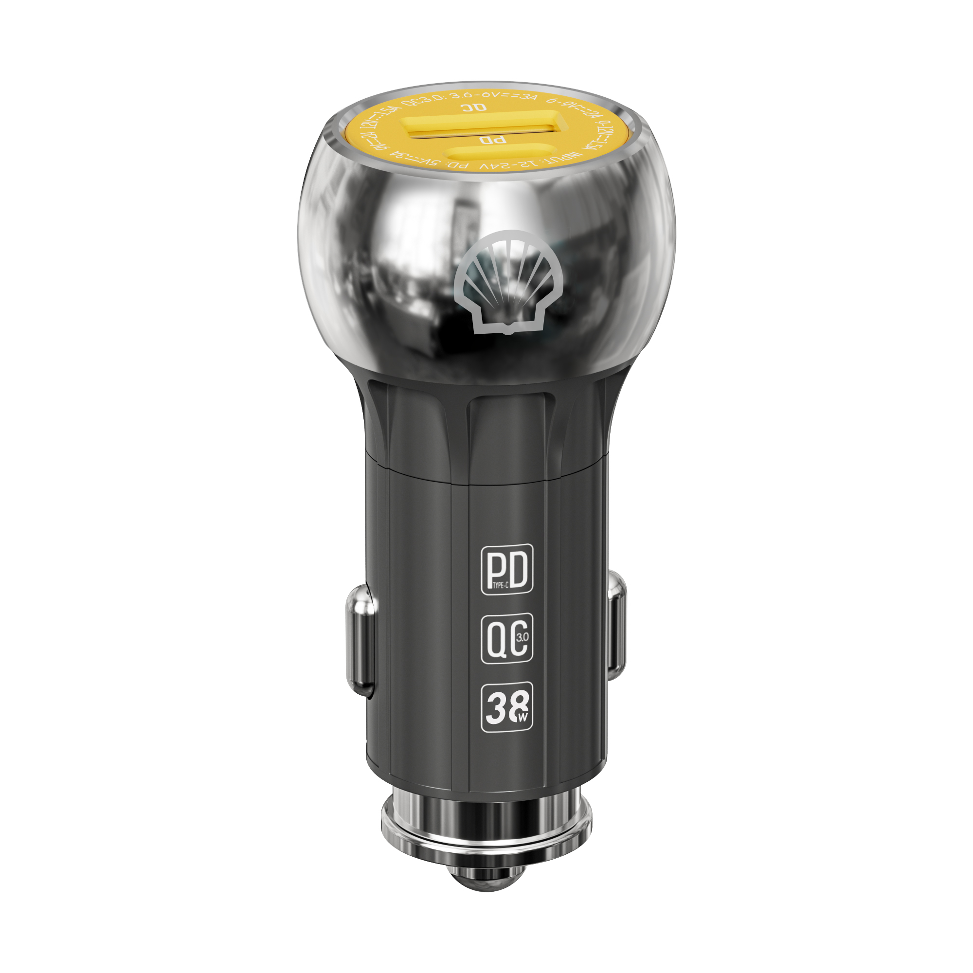 CCT005 38W USB-A＋USB-C Car Charger